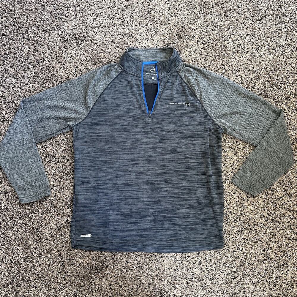 Free Country Microtech Quarter Zip Pullover Size M